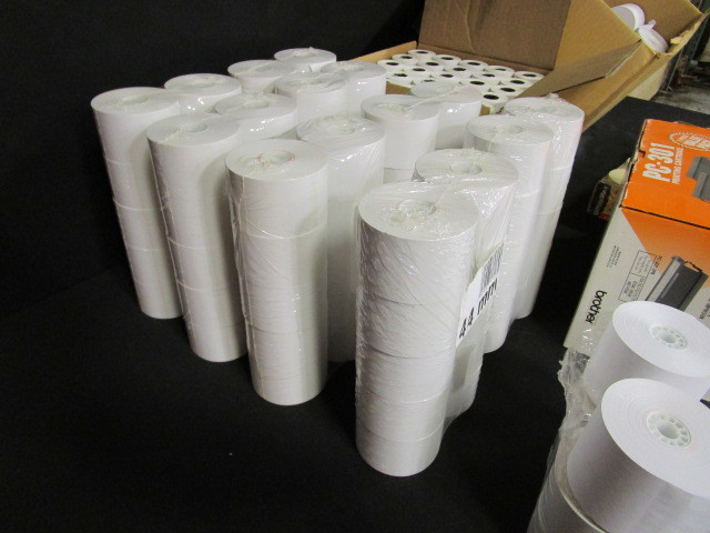 lot 60 image: Cash Register Rolls & Printer Cartridges