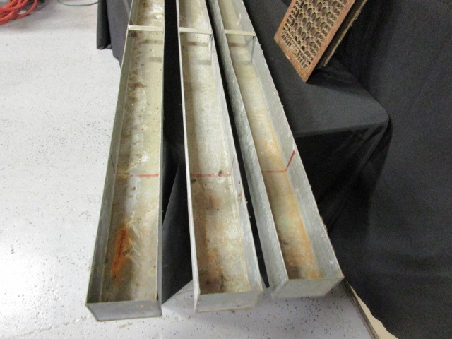 lot 70 image: Vintage 8 Bar Troughs & Cast Vent