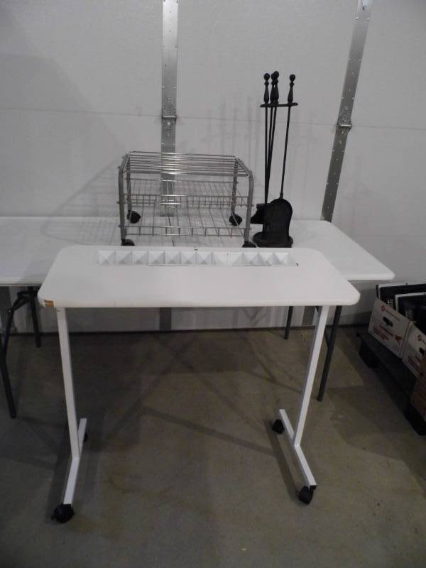 Folding Table w Sort Bins