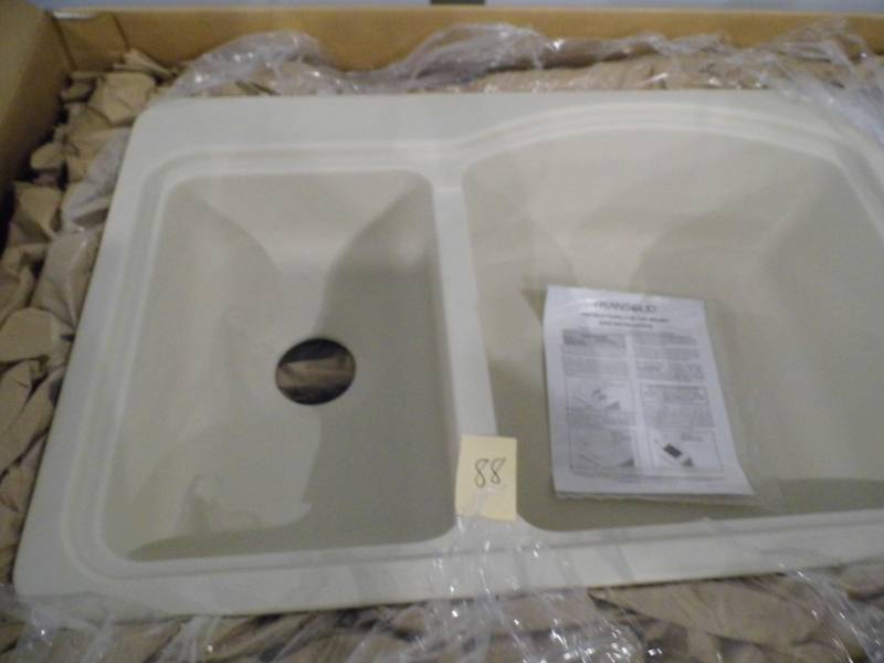 New Transolid Kitchen Sink -Almond