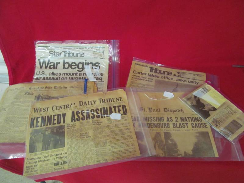 lot 32 image: vintage Historical papers