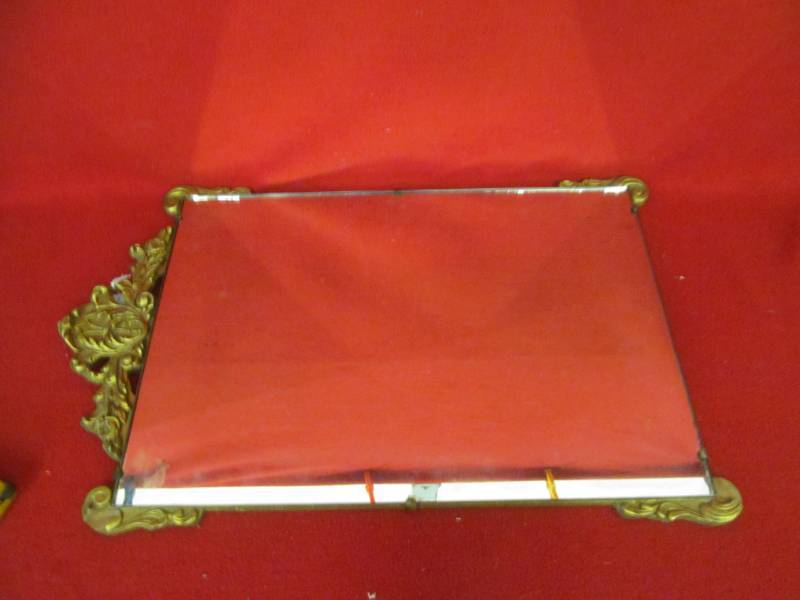 lot 91 image: vintage mirror