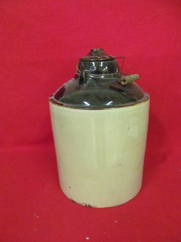 lot 105 image: salt glazed packing jar