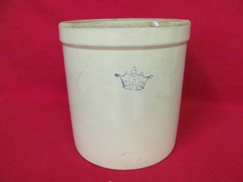 lot 140 image: Crown stoneware crock