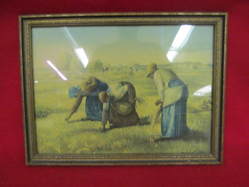 lot 173 image: Jean -Fracois  Millet print