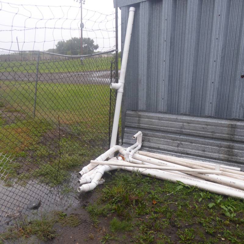 lot 19 image: PVC Pipe and Steel Siding Lot