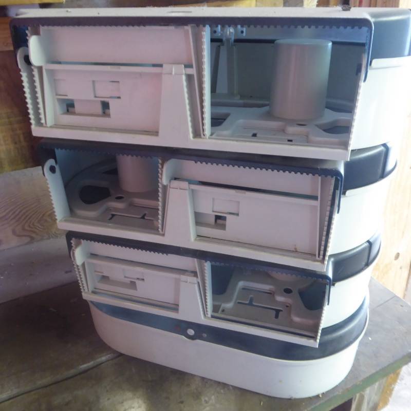 lot 42 image: Lot of Four Double Toilet Paper Roll Dispensers