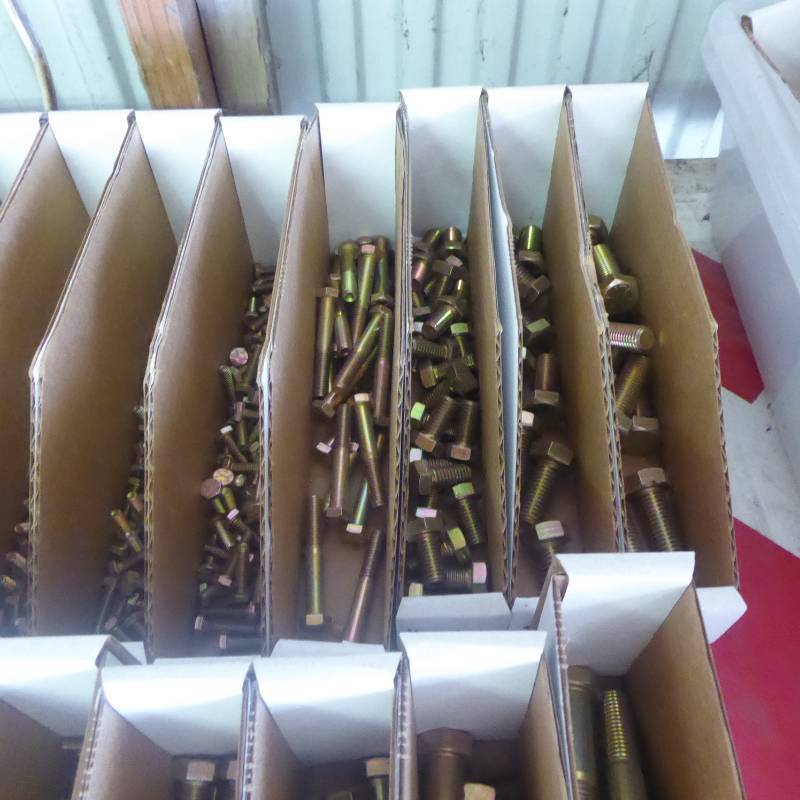 lot 80 image: Large Lot of 14-58 Grade 8 Bolts, Washers, and Nuts