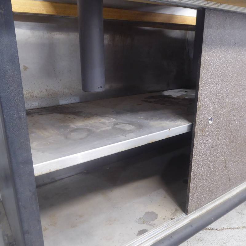 lot 103 image: Rolling Condiment & Napkin Dispenser Cart
