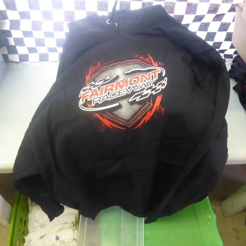 lot 203 image: Lot of 28 Brand New Fairmont Raceway Hooded Sweatshirts-Various Sizes