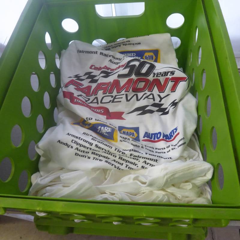 lot 206 image: Lot of Various Size 50th Memorial Fairmont Raceway T-Shirts