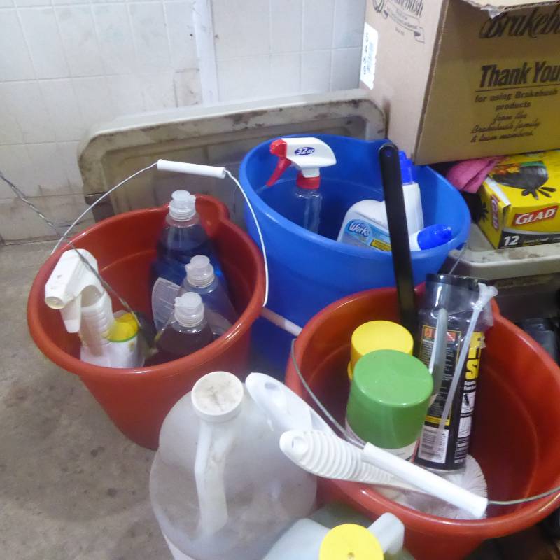 lot 222 image: Large Lot of Cleaning Supplies