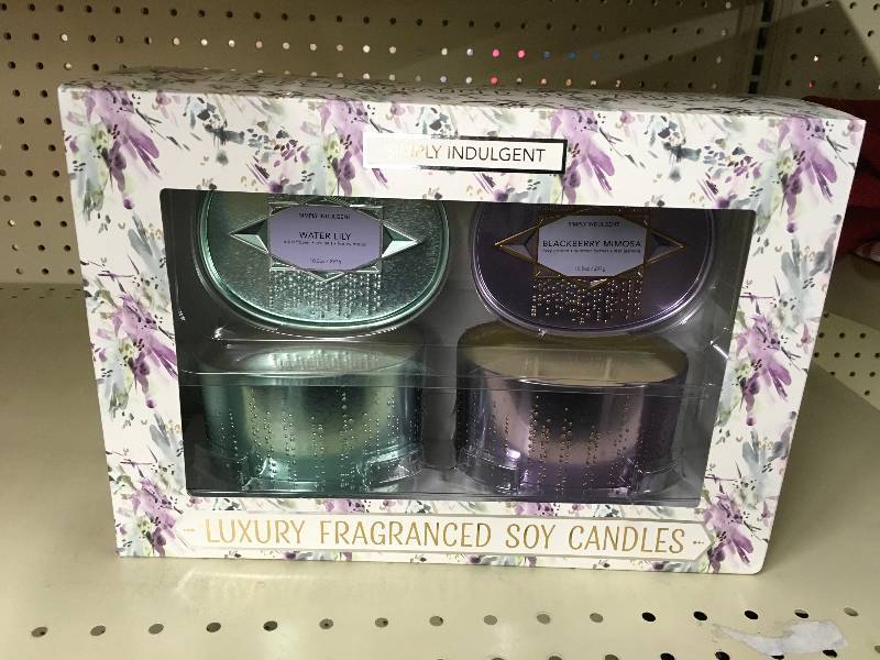 2Pk Tin Candles, Retail $14.99