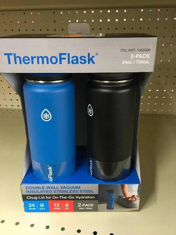 ThermoFlask 24Oz. Stainless Steel Water, Retail $18.99