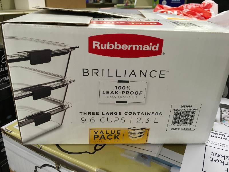Brilliance 3PK 9 Cup Food,Retail $17.99