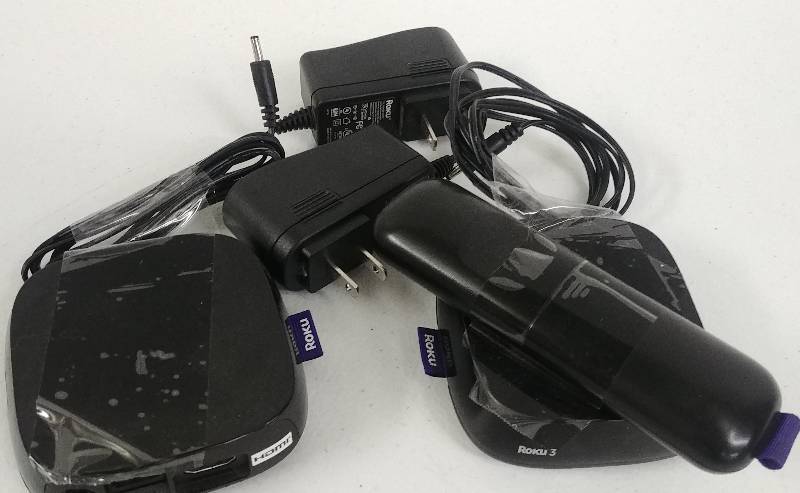 lot 19 image: Two Roku units With Remote