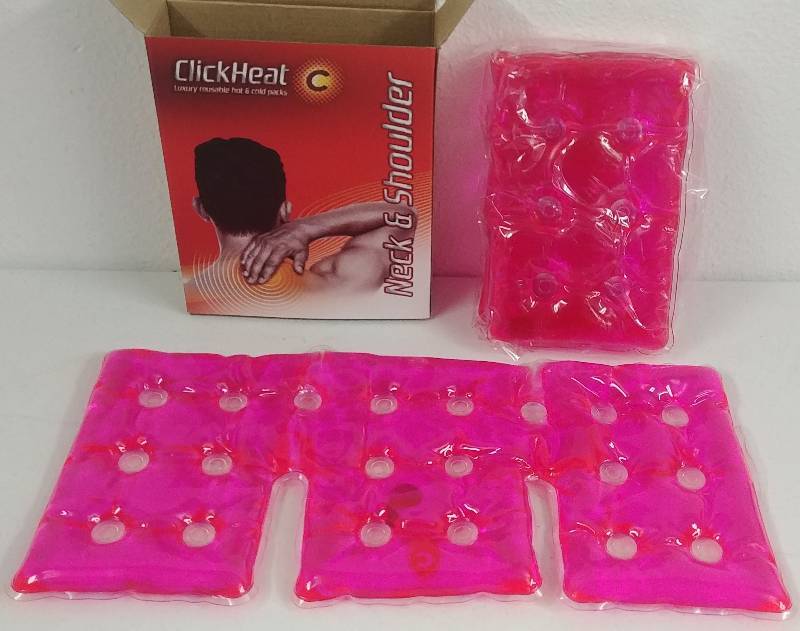 lot 20 image: Two ClickHeat Neck& Shoulder Reusable Heat-packs