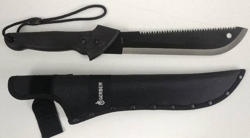 lot 39 image: Gerber Machette with Sheath