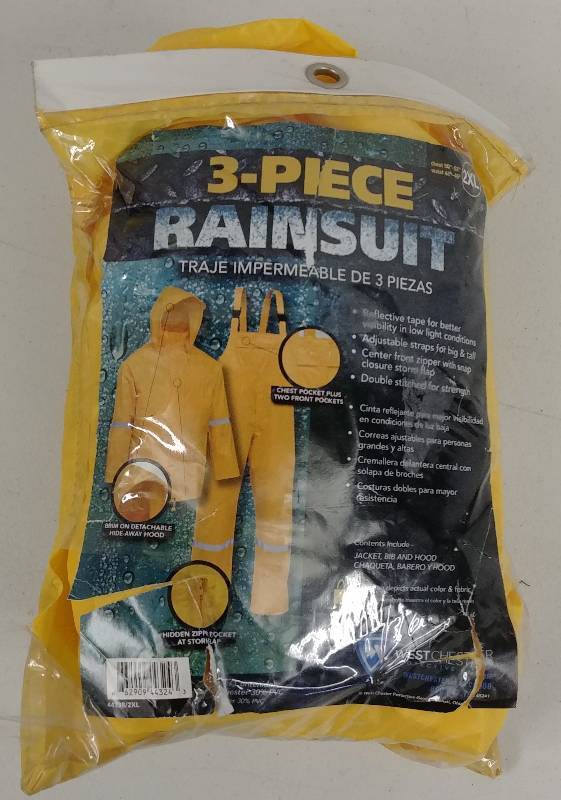 lot 52 image: 3 Piece Rainsuit, inspected