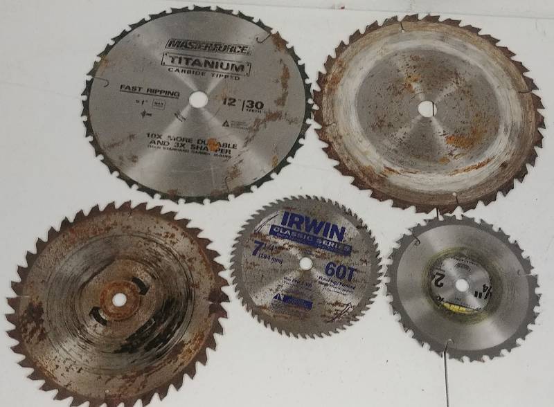 lot 70 image: 5 Set of Circular Saw Blades
