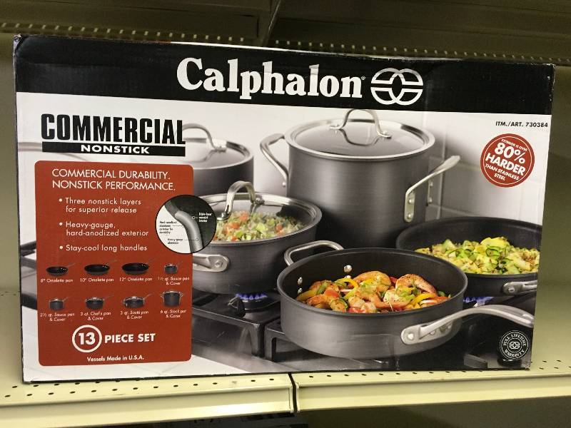 Calphalon 13PC Cookware, Retail $179.99