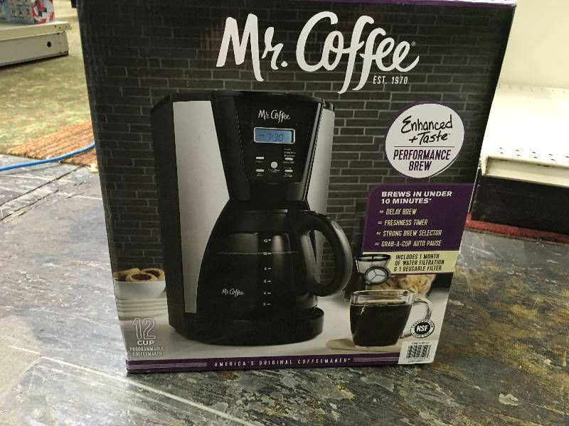 Mr. Coffee 12-Cup Brewer, Retail $29.99