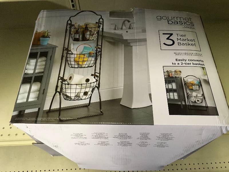 Mikasa Harbor 3 Tier Basket, Retail $39.99
