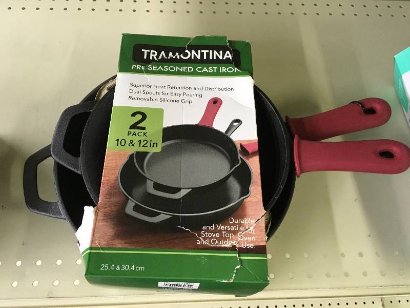 Tramontina 2PC Cast Iron, Retail $29.99