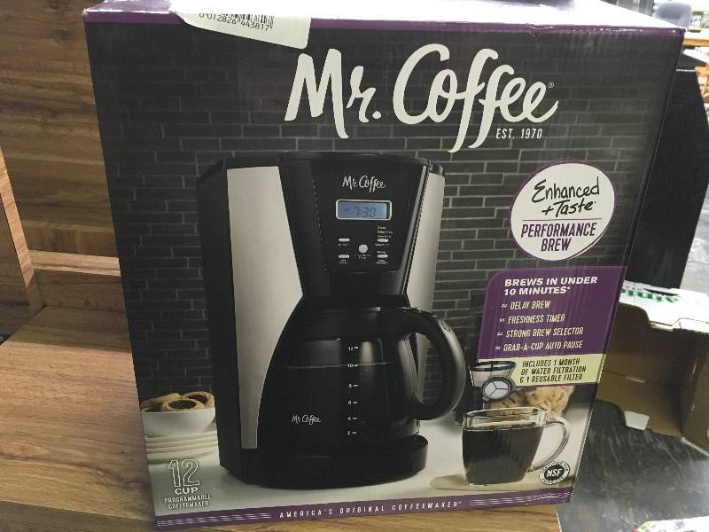 Mr. Coffee 12-Cup Brewer, Retail $29.99