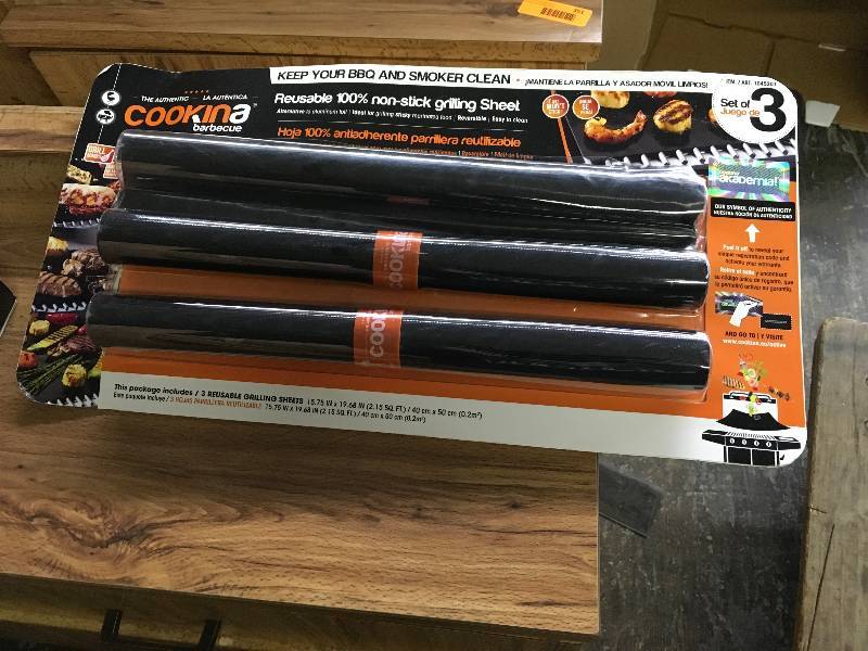 Cookina 3Pk Cooking Mat, Retail $14.99