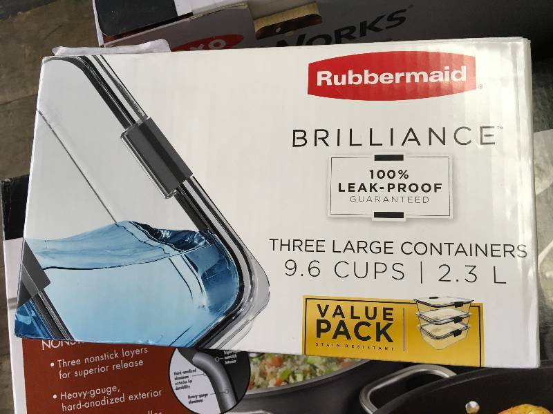 Brilliance 3PK 9 Cup Food,Retail $17.99