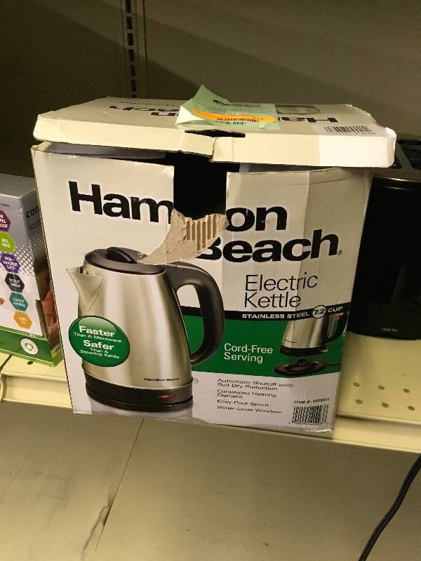 Hamilton Beach Kettle, Retail $19.99
