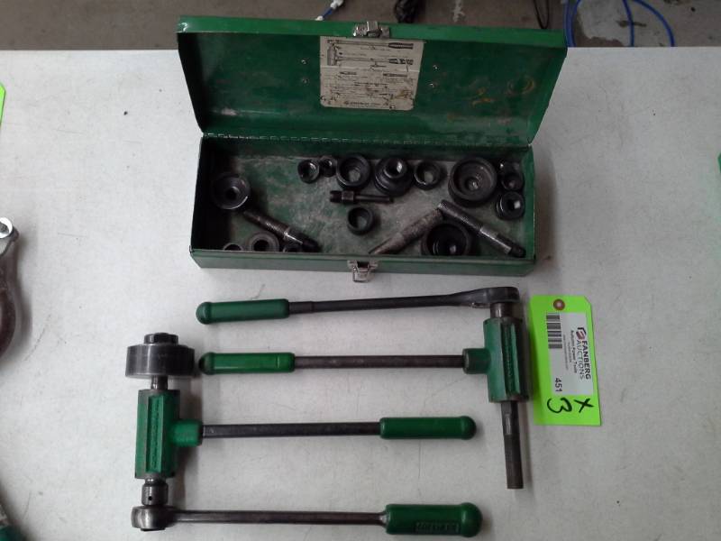 lot 451 image: Greenlee 1804 Ratchet Knockout Punch Driver