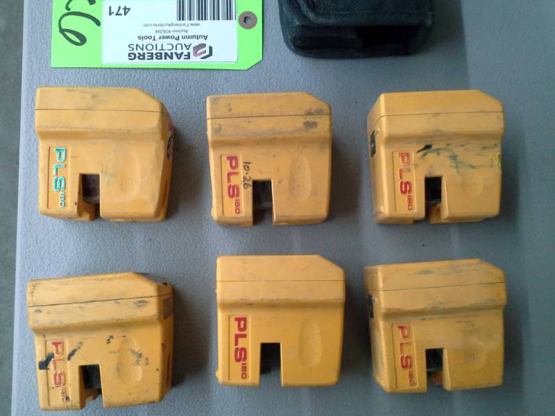 lot 471 image: Six PLS 180 Laser Levels