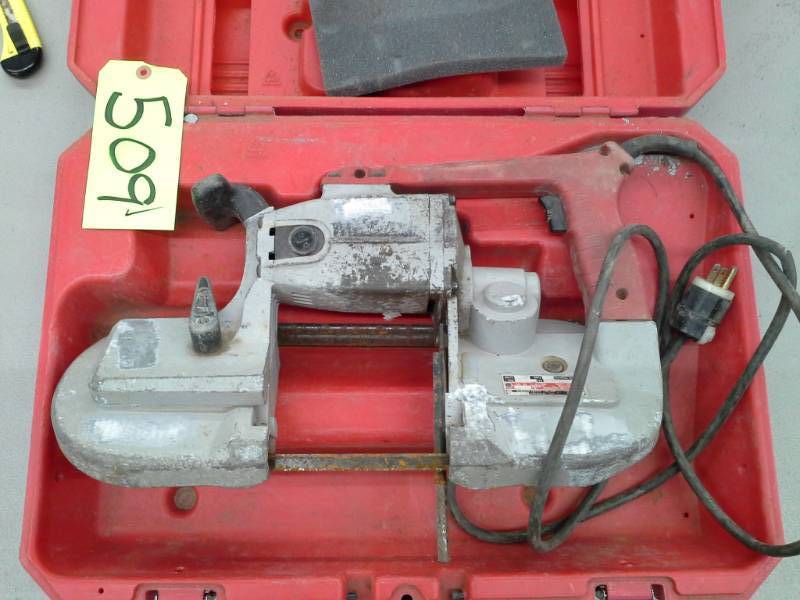 lot 509 image: Milwaukee Heavy Duty Band Saw