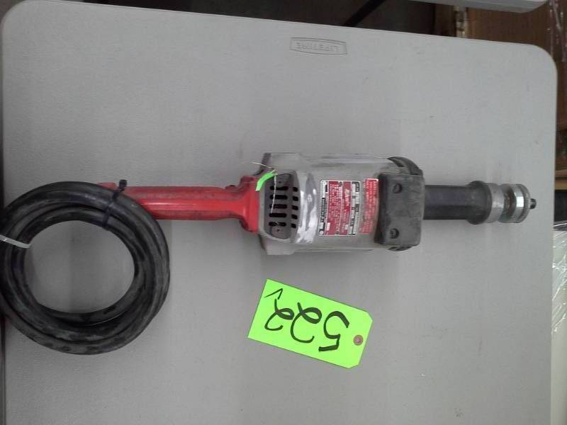 lot 522 image: Milwaukee Heavy Duty 8 Straight Grinder