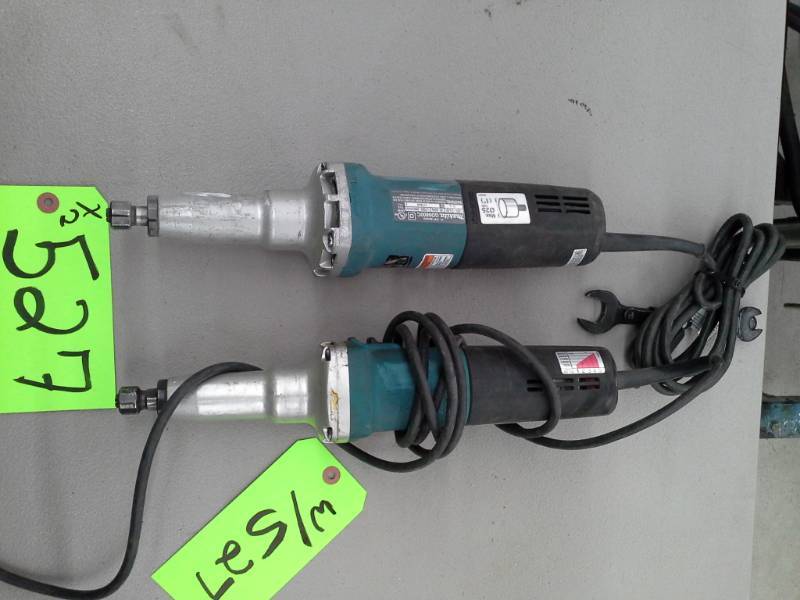 lot 527 image: Pair of 14 Makita Die Grinders