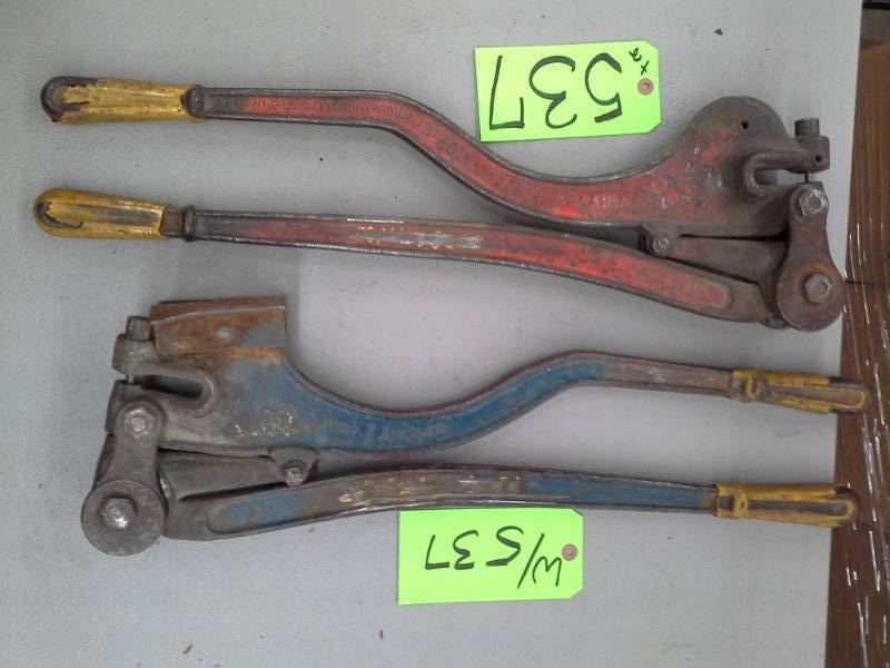 lot 537 image: Pair of Long-Handled Punches