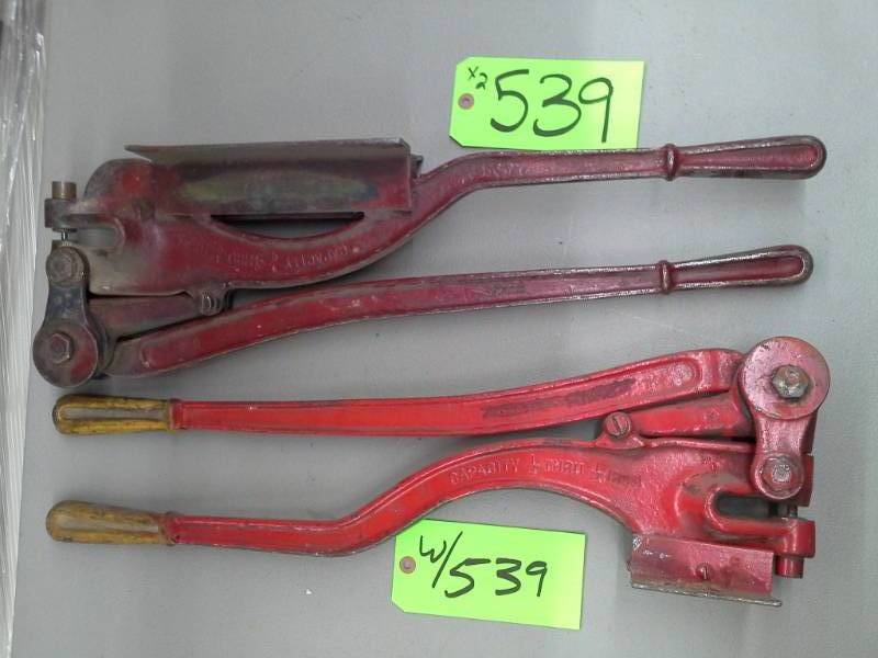 lot 539 image: Pair of Long-Handled Punches