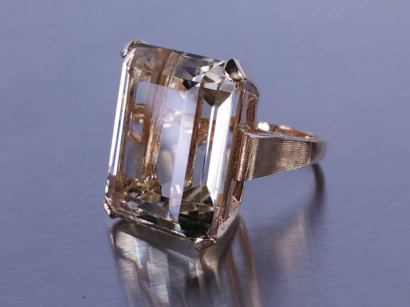 17ct Fine Citrine Estate Ring 14k