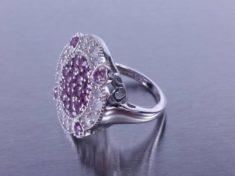 Pink Sapphire Estate Ring