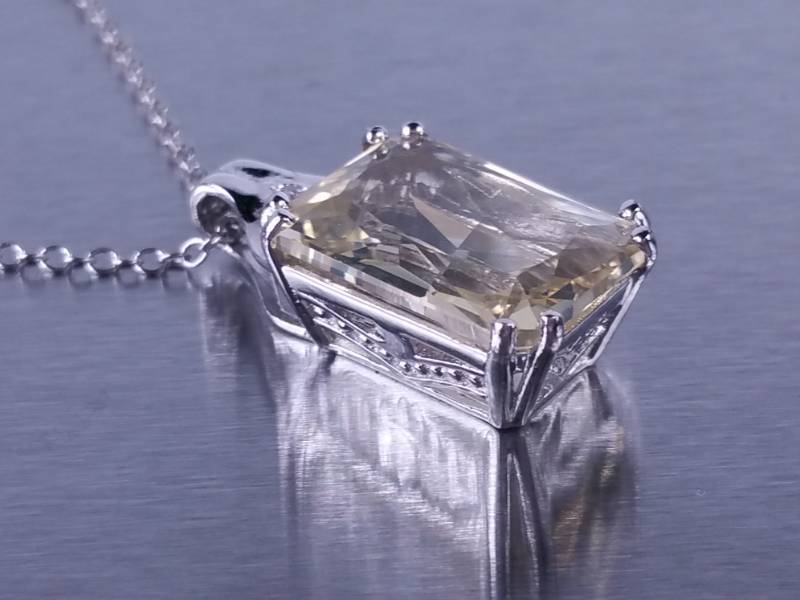 Citrine Pendant Necklace