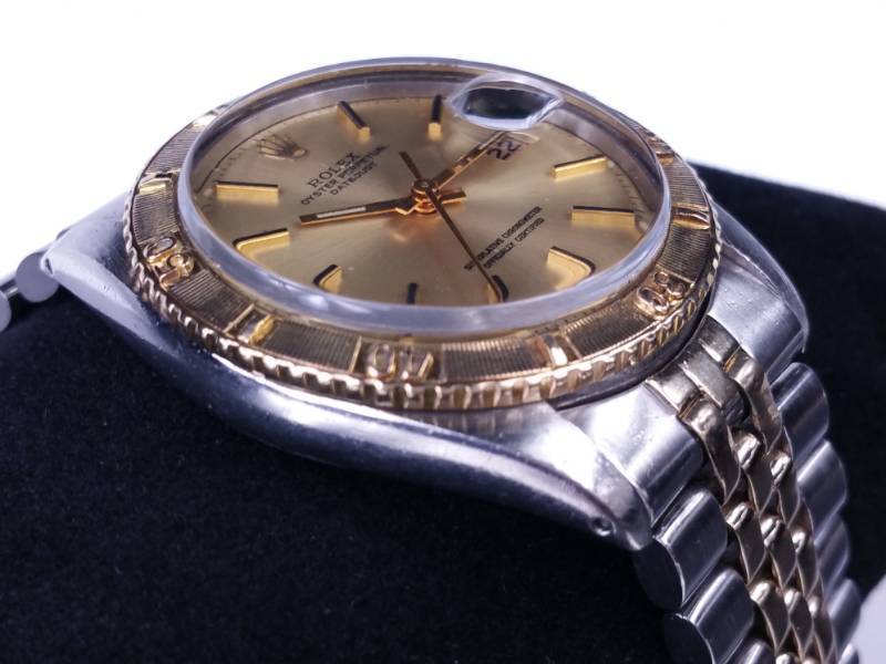 Mens Rolex Datejust Two Tone 18k & 14k Gold and Stainless Steel Thunderbird NO RESERVE