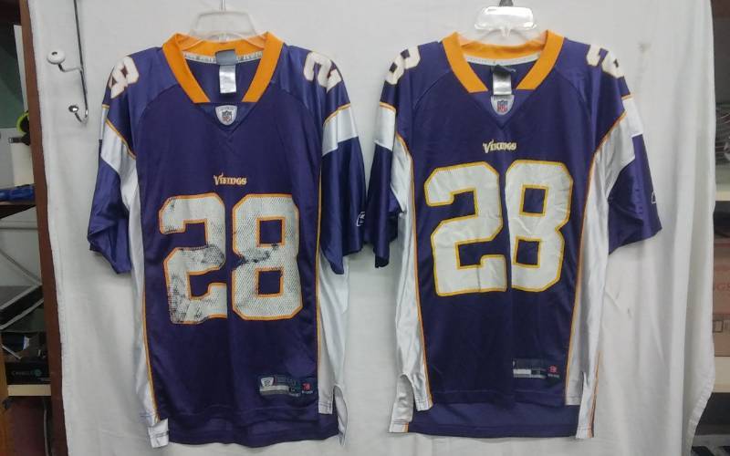 2-Reebok MN Vikings Jerseys #28 Peterson