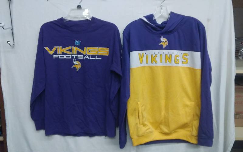 MN Vikings Hoodie & Long Sleeve T-Shirt