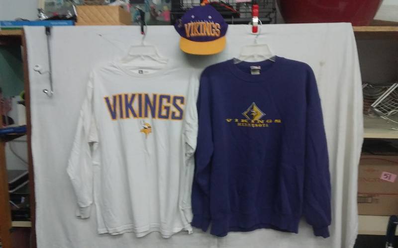 MN Vikings Cap, T-Shirt, Sweatshirt