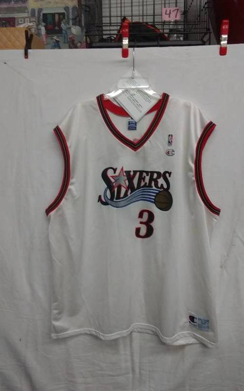 #3 Iverson 76ers Jersey Size XXL