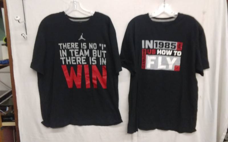 2-Michael Jordan T-Shirts (Adult L & XL)