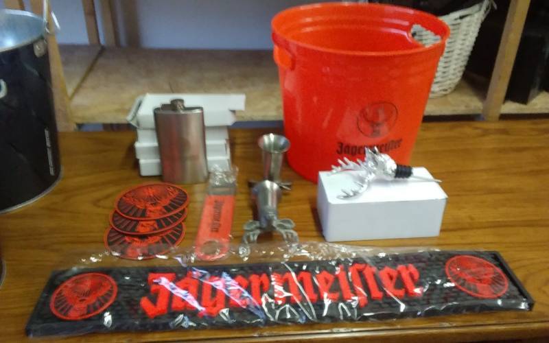 Lot Of Jagermeister Bar Ware