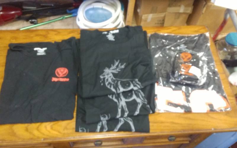 5-Mens Jagermeister Shirts Size XL, Wrist Sweat Bands